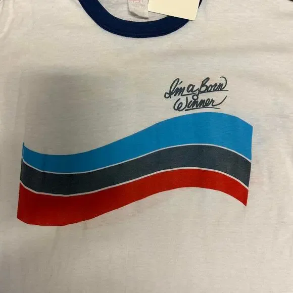 VTG 80s Pepsi ringer T-shirt - Picture 2 of 7